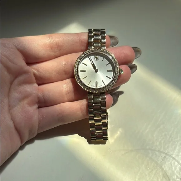 Swarovski | Accessories | Silver Watch With Crystal Accents  display picture 3